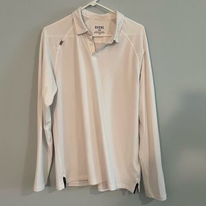 Rhone long sleeve delta pique polo